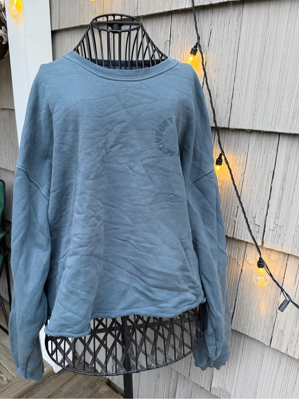 SET Active Slate Blue Crewneck Sweatshirt